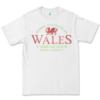 White Rugby Welsh Gift Red Dragon Flag of Wales Premium Tee - trangStudio