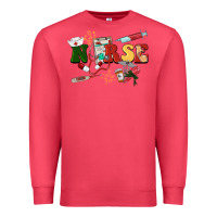 Cardinal Christmas nurse Premium Sweatshirt - BarkalooDesign