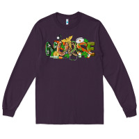 Plum St. Patrick's Day Nurse Long Sleeve Tee - CowGirlArtShop