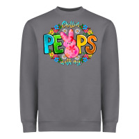 Storm Chillin Peeps With My Heavyweight Sweatshirt - CowhideDigitalArt