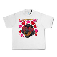 Lunar Rock valentine's day  dachshund puppy Urban Heavy Tee - RanaPortraitStore