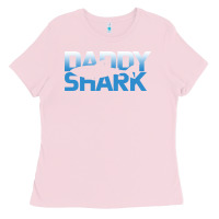 Bubblegum Pink Daddy Shark Ladies Tee - Bettercallsaul