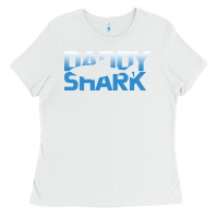 White Daddy Shark Ladies Tee - Bettercallsaul