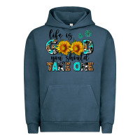 Pigment Midnight Navy life is good you should get one Urban Hoodie - AdoDesignShop