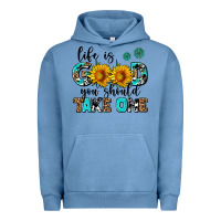 Pigment Pebble Blue life is good you should get one Urban Hoodie - AdoDesignShop