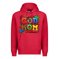 Cardinal autism god mom Premium Hoodie - LillyAllenDesigns