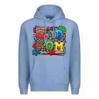 Autism God Mom Premium Hoodie | Teevron