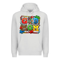 Dove Grey autism god mom Premium Hoodie - LillyAllenDesigns