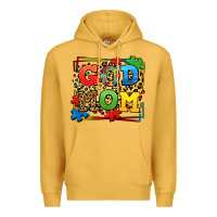 Mustard autism god mom Premium Hoodie - LillyAllenDesigns