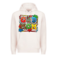 Pale Pink autism god mom Premium Hoodie - LillyAllenDesigns