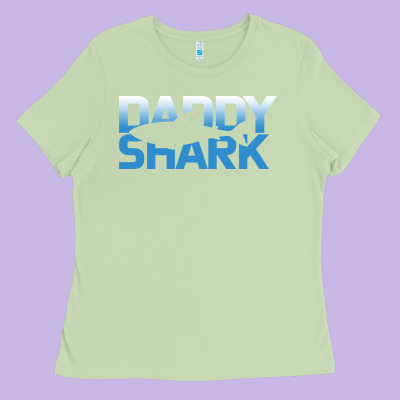 Daddy Shark Ladies Tee Designed By Bettercallsaul