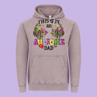 This Guy An Au Some Dad Vintage Hoodie Designed By Cowgirlartshop