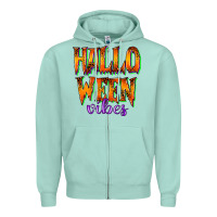 Seafoam halloween vibes Zipper Hoodie - RacoonDesign