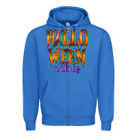 True Royal halloween vibes Zipper Hoodie - RacoonDesign