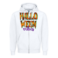 White halloween vibes Zipper Hoodie - RacoonDesign