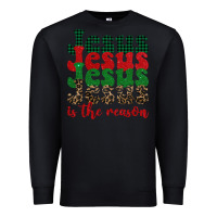 Black jesus is the reason Premium Sweatshirt - BarkalooDesign