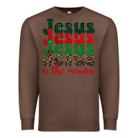 Chestnut jesus is the reason Premium Sweatshirt - BarkalooDesign