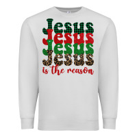Dove Grey jesus is the reason Premium Sweatshirt - BarkalooDesign