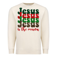 Sandshell jesus is the reason Premium Sweatshirt - BarkalooDesign