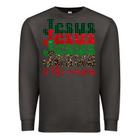 Smoke jesus is the reason Premium Sweatshirt - BarkalooDesign