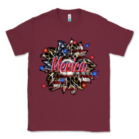 Burgundy merica Classic Tee - SublimationCraftShop