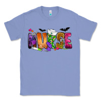 Colony Blue Nurse Halloween Classic Tee - NancyCooperArtShop