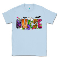 Dusty Blue Nurse Halloween Classic Tee - NancyCooperArtShop
