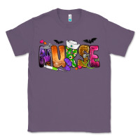 Lavender Nurse Halloween Classic Tee - NancyCooperArtShop