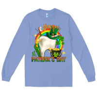 Colony Blue Happy Dentist St. Patrick's Day Long Sleeve Tee - HowdyJamesFarm