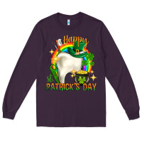 Plum Happy Dentist St. Patrick's Day Long Sleeve Tee - HowdyJamesFarm