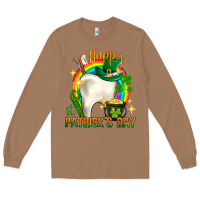 Toasted Coconut Happy Dentist St. Patrick's Day Long Sleeve Tee - HowdyJamesFarm