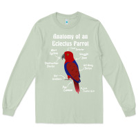 Matcha Anatomy of a female Eclectus Parrot Long Sleeve Tee - trangStudio