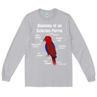 Moon Dust Anatomy of a female Eclectus Parrot Long Sleeve Tee - trangStudio