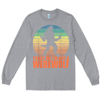 Heather Grey trust me i'm not a werewolf men boys halloween costume Long Sleeve Tee - trangStudio