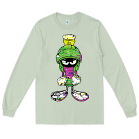 Matcha Marvin The Martian Glitch Long Sleeve Tee - trangStudio