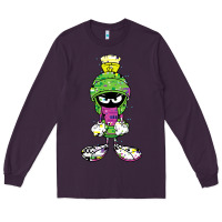Plum Marvin The Martian Glitch Long Sleeve Tee - trangStudio