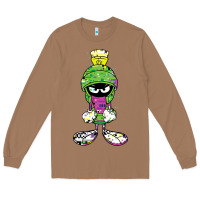 Toasted Coconut Marvin The Martian Glitch Long Sleeve Tee - trangStudio