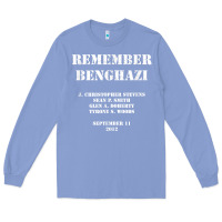 Colony Blue Remember Benghazi Patriotic For US Veteran Gift Long Sleeve Tee - trangStudio