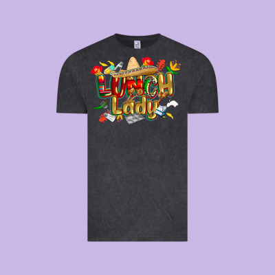 Cinco De Mayo Lunch Lady Vintage Tee Designed By Cowgirlartshop