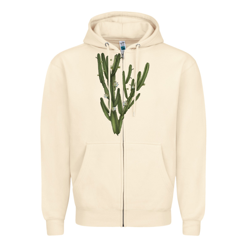 Cereus Jamacaru Zipper Hoodie by LillyAllenDesigns | Teevron