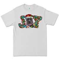 Dove Grey Christmas Pitbull Joy Premium Tee - RanaPortraitStore
