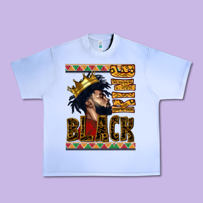 Black King Urban Heavy Tee Designed By Cowgirlartshop