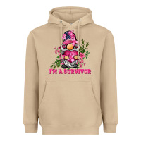 Mushroom i'm a survivor gnome Heavyweight Hoodie - BarkalooDesign
