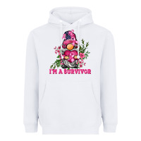 White i'm a survivor gnome Heavyweight Hoodie - BarkalooDesign