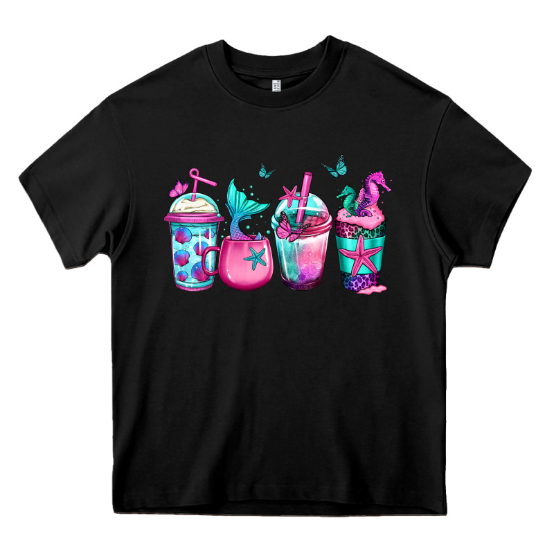 Mermaid Underwater Coffee Heavy Core Tee by Jasminsmagicworld | Teevron
