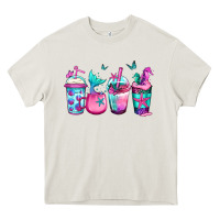 Cream mermaid underwater coffee Heavy Core Tee - Jasminsmagicworld