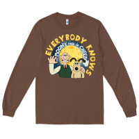 Chestnut everybody knows the moons made of cheese! Long Sleeve Tee - trangStudio