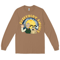 Toasted Coconut everybody knows the moons made of cheese! Long Sleeve Tee - trangStudio