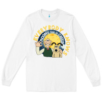 White everybody knows the moons made of cheese! Long Sleeve Tee - trangStudio