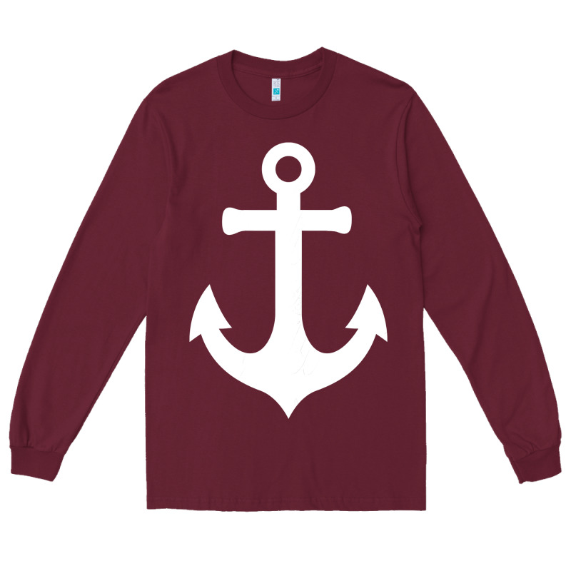 Boat Anchor For Women N Girls Summer Long Sleeve Tee by trangStudio | Teevron